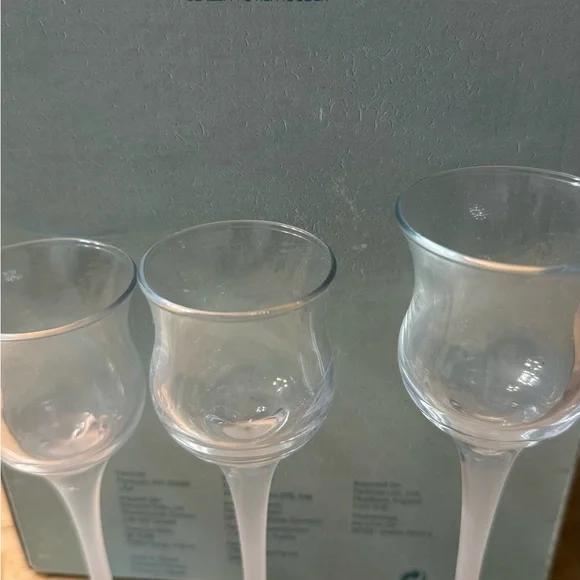 NIB PartyLite Iced Crystal Trio | Retired Item P248 - Picture 7 of 8